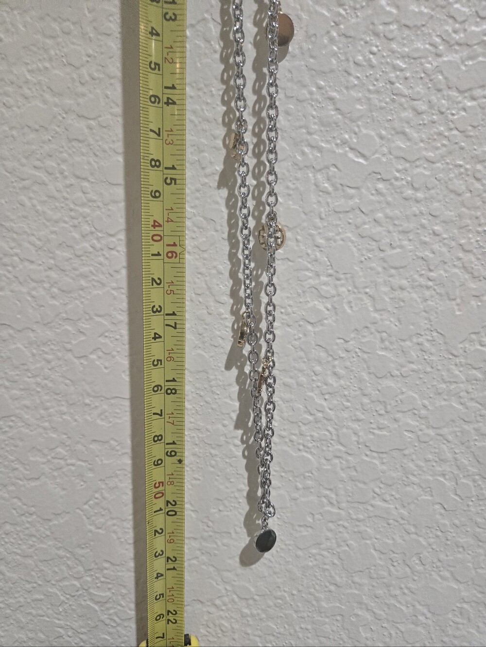 Tory Burch Silver-Tone Rosary Layered Chain Necklace